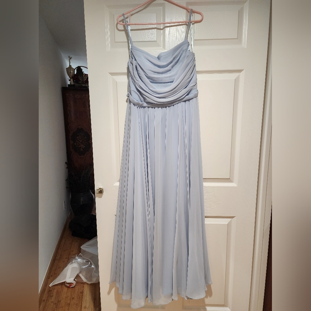 Cornflower Blue Bridedmaid Dress